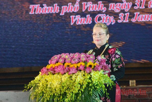 Bà Katherine Muller Marin, Trưởng đại diện Văn phòng UNESCO tại Hà Nội phát biểu